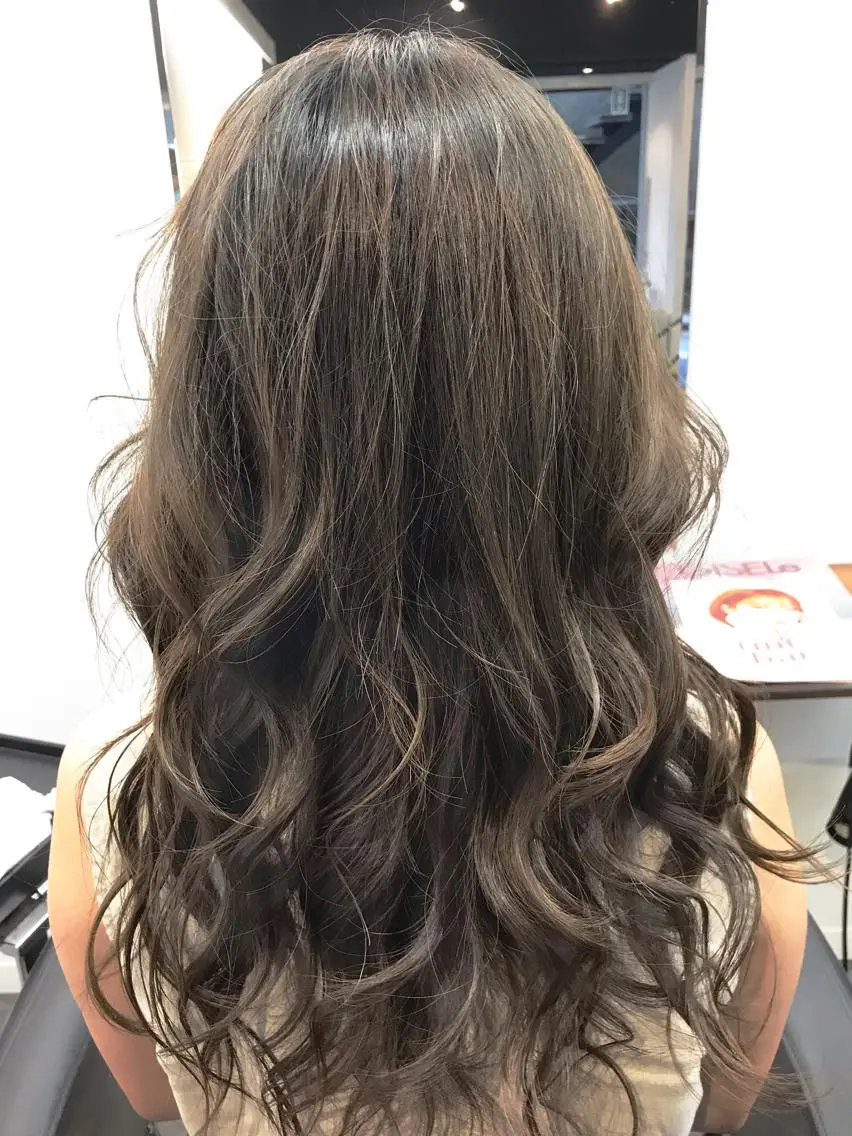ロング デジタルパーマ💫/ 似合わせカット✂️のヘアスタイル