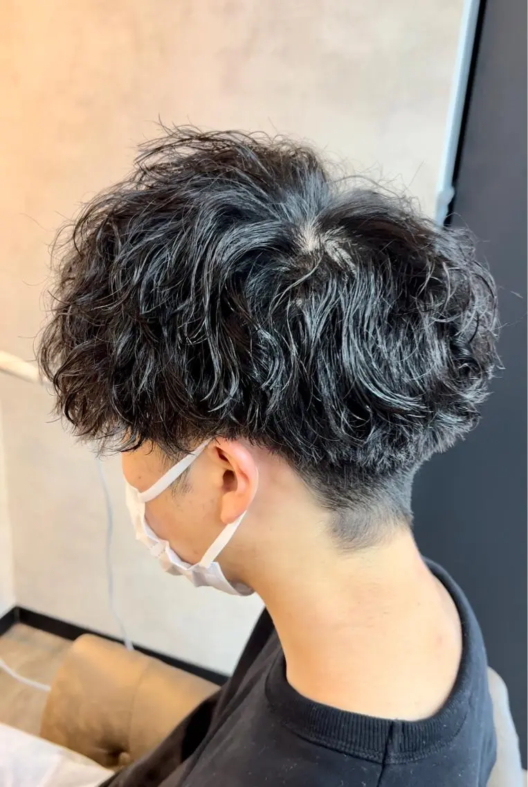 ショート パーマ メンズ パーマ&髪質改善職人 稲本　来耶のヘアスタイル