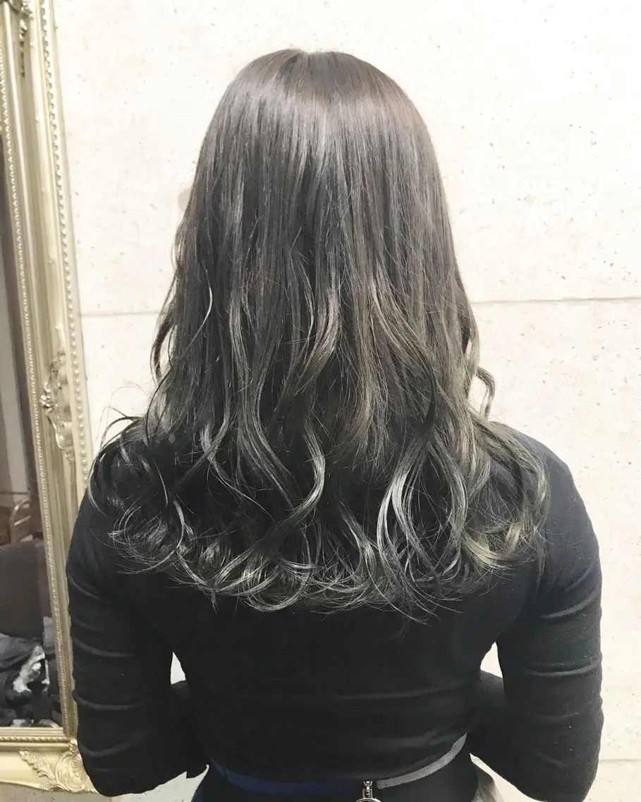 セミロング ヘアカラー トリートメント ヘアセット☆ 髪質改善カラー☆まいのヘアスタイル