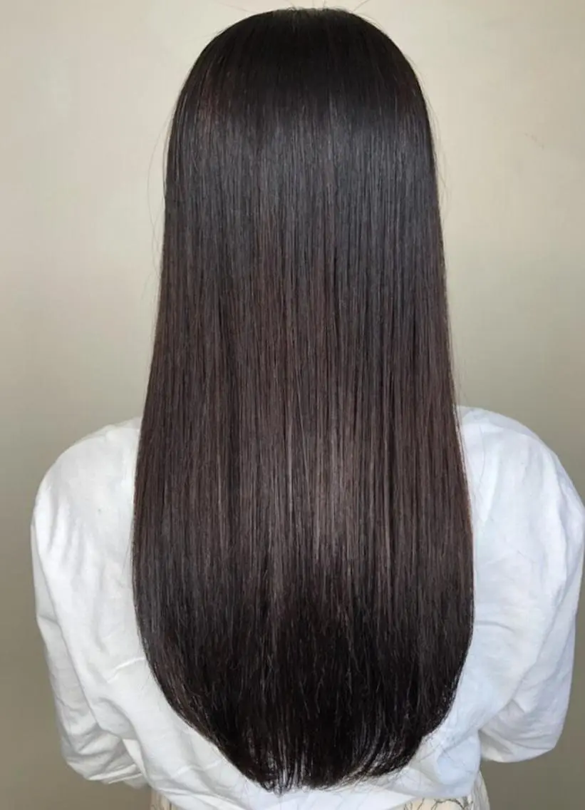ロング 松田 楽のヘアスタイル