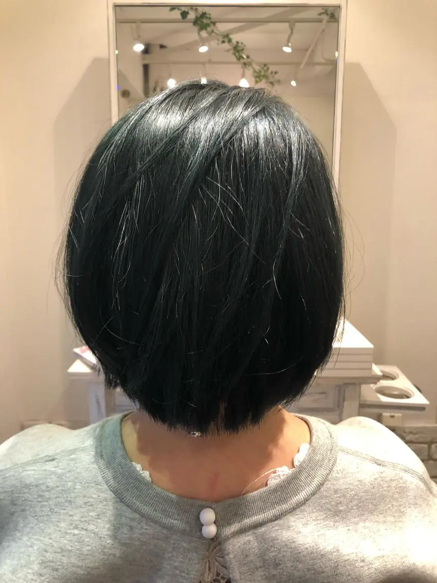 ミディアム カラー ボブ BANDE 水崎 悟のヘアスタイル