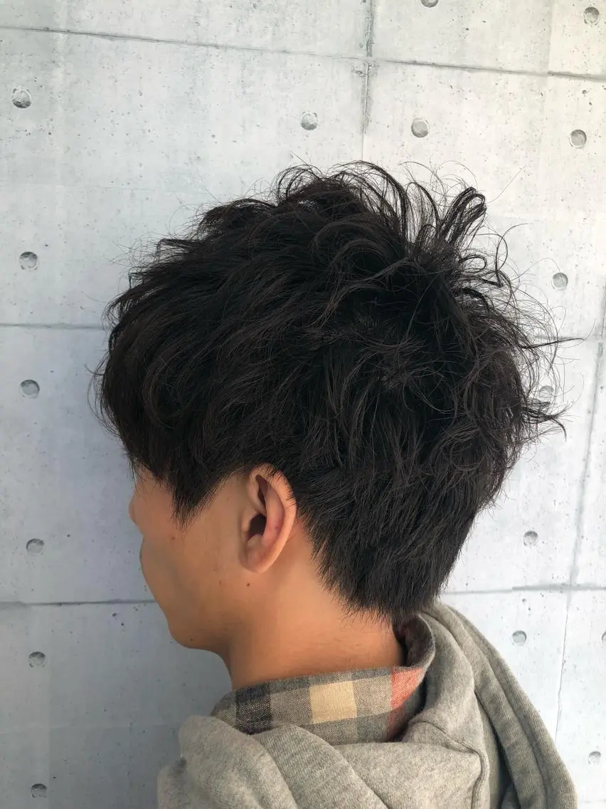 ショート パーマ メンズ メンズパーマ 北脇 健治のヘアスタイル