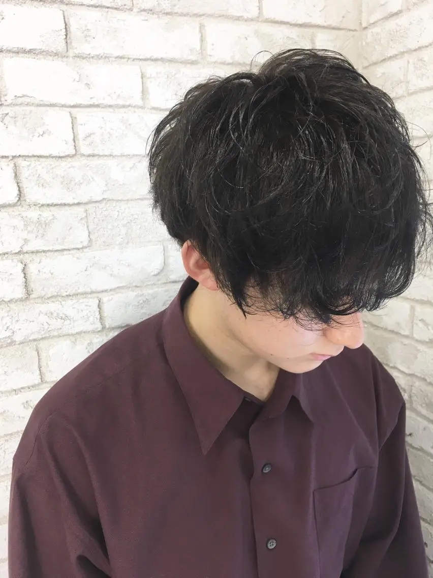 ショート カラー メンズ グレージュ boutique misakiのヘアスタイル