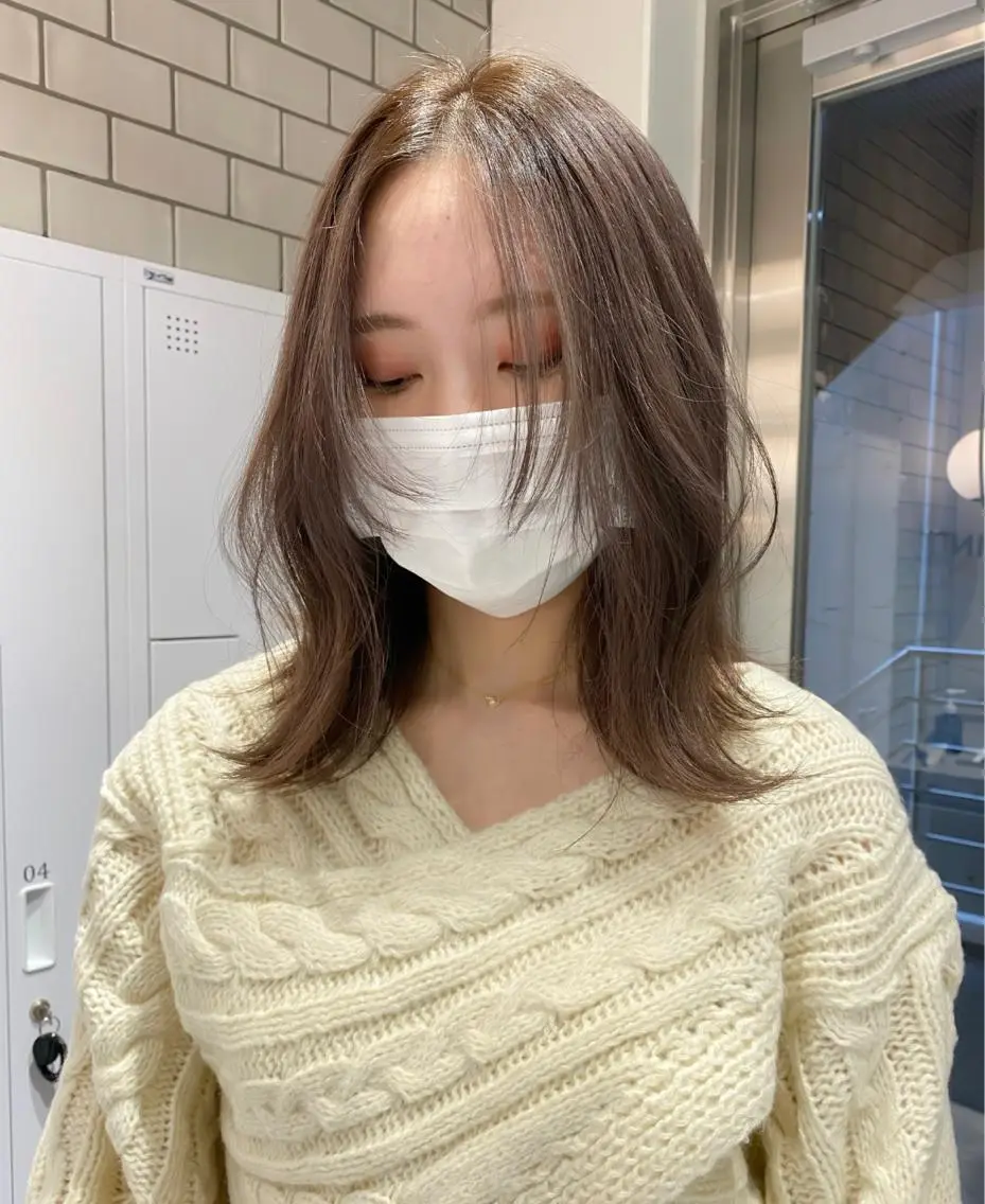 ミディアム ヘアカラー トリートメント ୨୧柔らかいカラー nozomi ୨୧のヘアスタイル