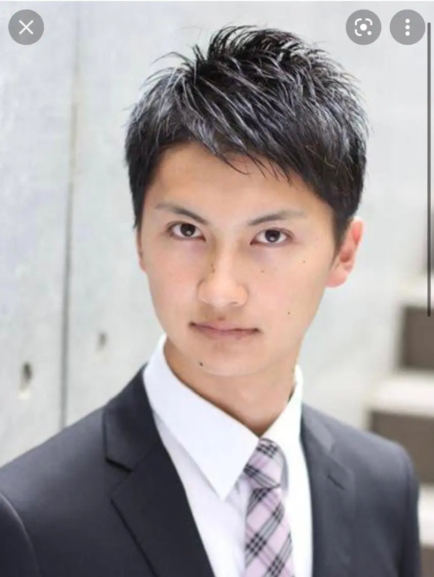 ショート メンズ ビジネス 木村 りきのヘアスタイル