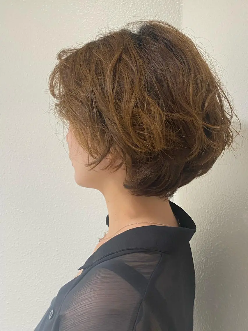 パーマ ショートカット/ カラーARAI🫧のヘアスタイル