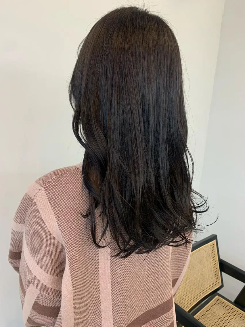 ロング カラー パーマ カット ヘアカラー トリートメント 明治神宮前 NANAMIのヘアスタイル