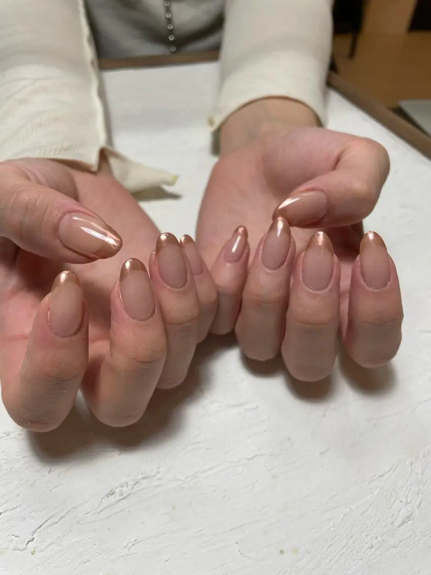 ネイル ニュアンスネイル シンプルネイル percent .%のネイルデザイン