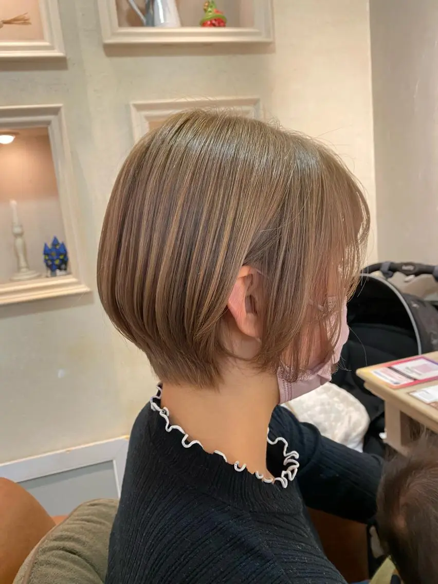 ショート 丸みショート ショートヘア Kasuga Sayuriのヘアスタイル