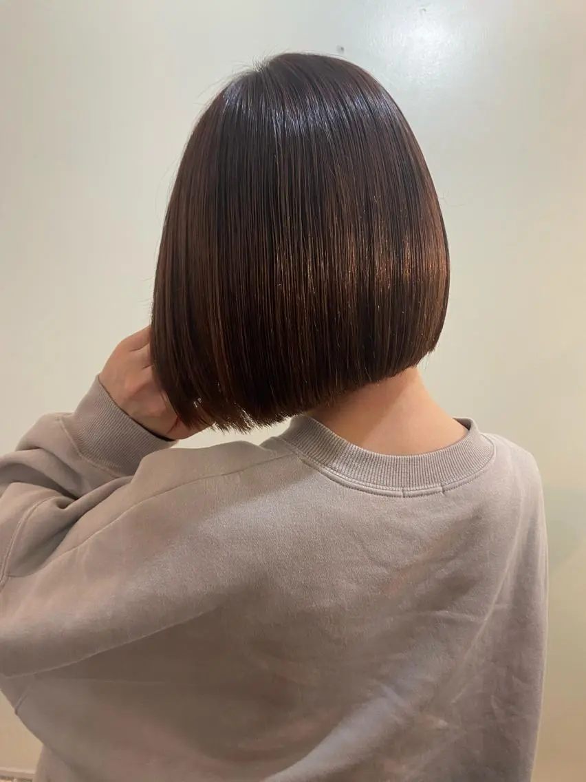 ショート カラー 髪質改善💖艶カラー 🫧梅田/Kaoriのヘアスタイル