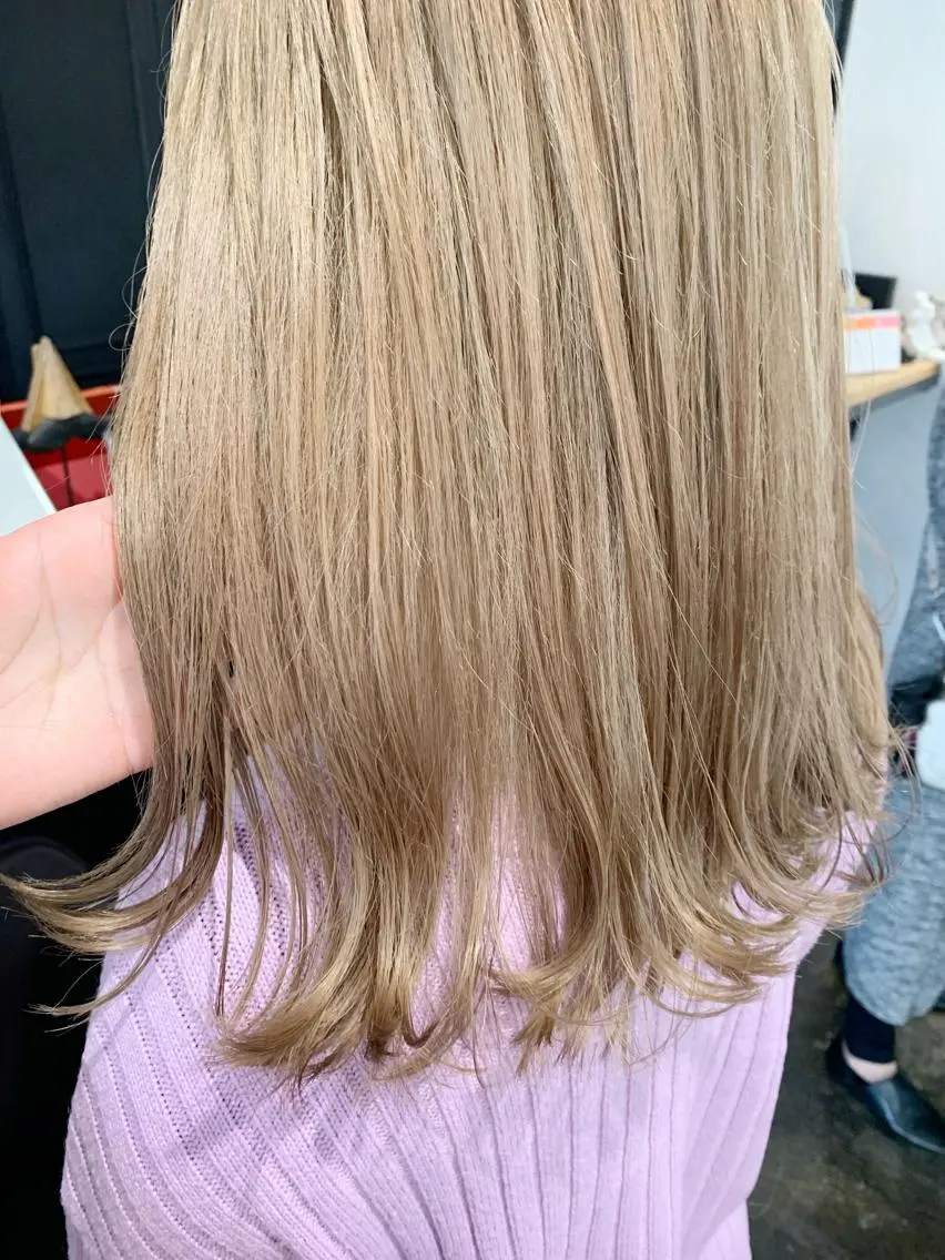 ミディアム 初めてでも失敗しない 透明感カラー Miiのヘアスタイル