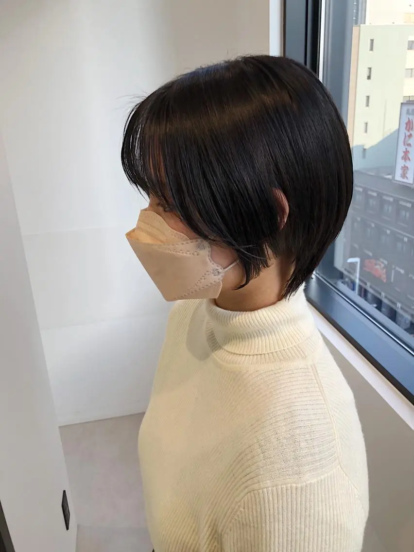 ショート カラー ショートヘア ウルフカット 髪質改善/顔まわり 石原のヘアスタイル