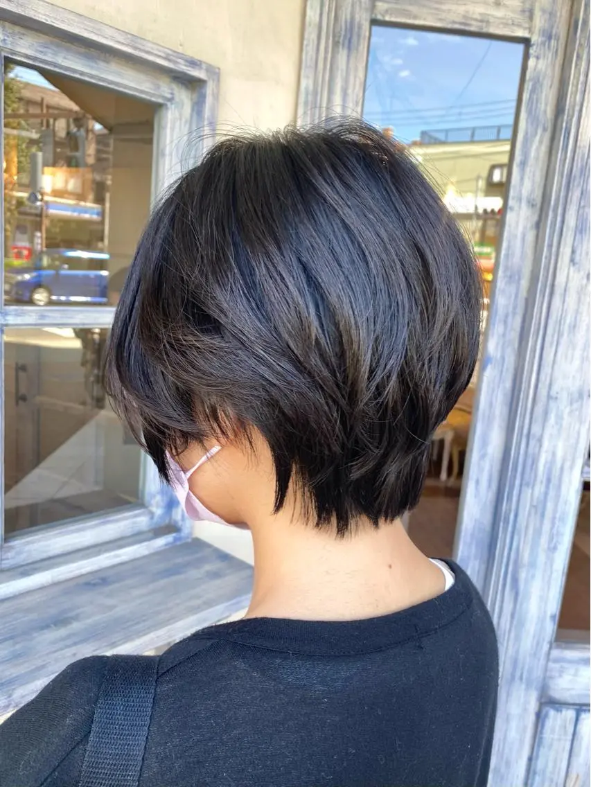 ショート 丸みショート ショートヘア カット トリートメント 森 早希絵のヘアスタイル