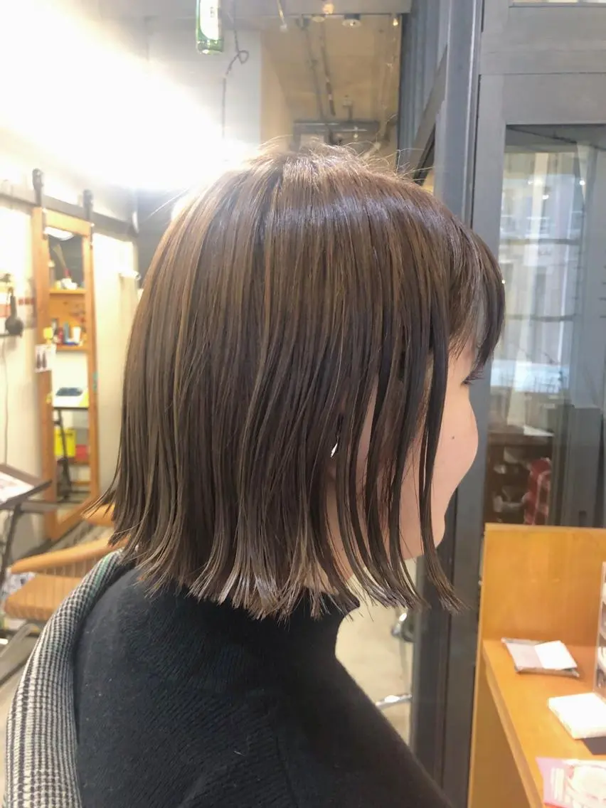 カラー ハイライトカラー ki se tsu ミナミナホカのヘアスタイル