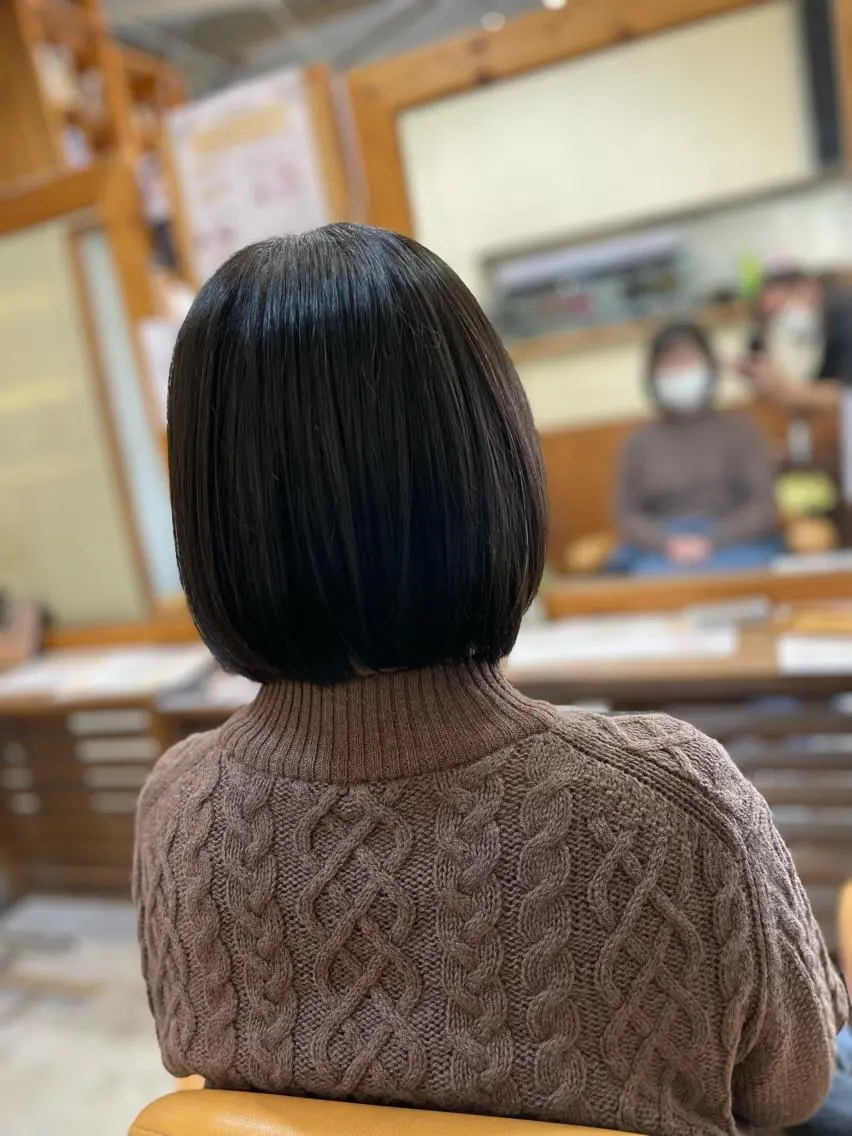 ショート ボブ カット 梅田 拓実のヘアスタイル