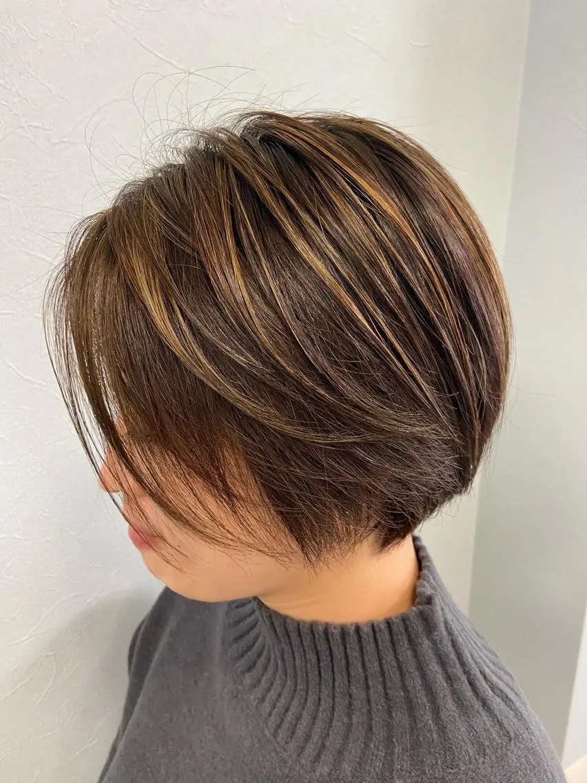 カラー Lepps れいなのヘアスタイル