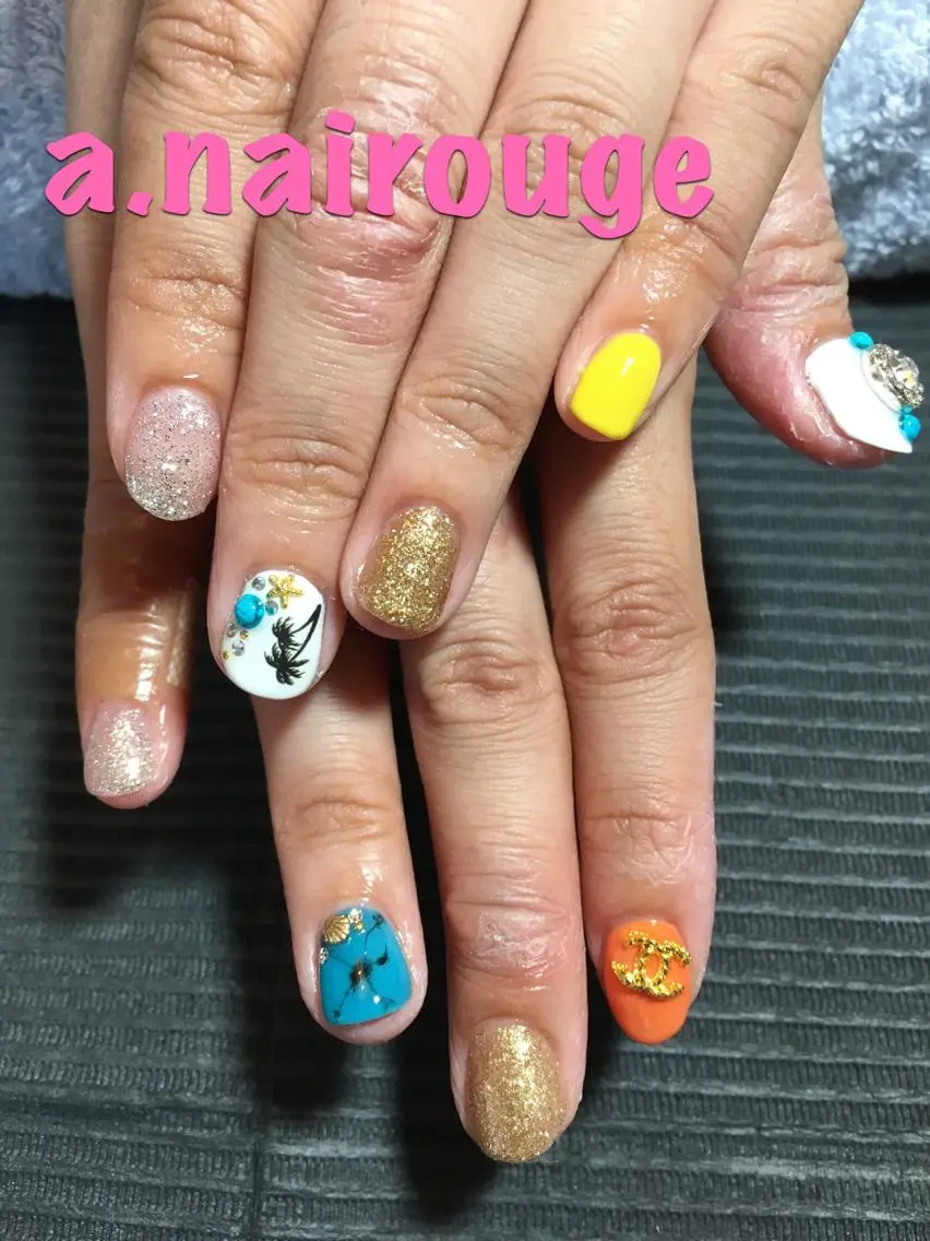 ネイル 大理石ネイル(マーブル) Nail salon REIRISのネイルデザイン