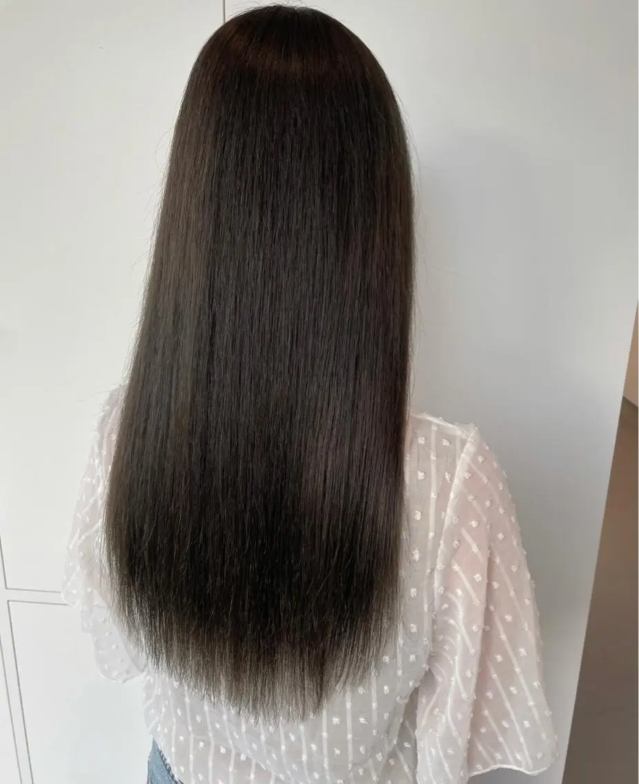 ロング パーマ 縮毛矯正 小森 樹奈のヘアスタイル