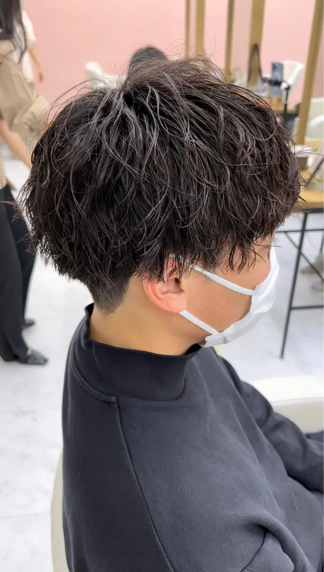 パーマ メンズ カット パーマ 🔥メンズ特化🔥 永瀬椋のヘアスタイル