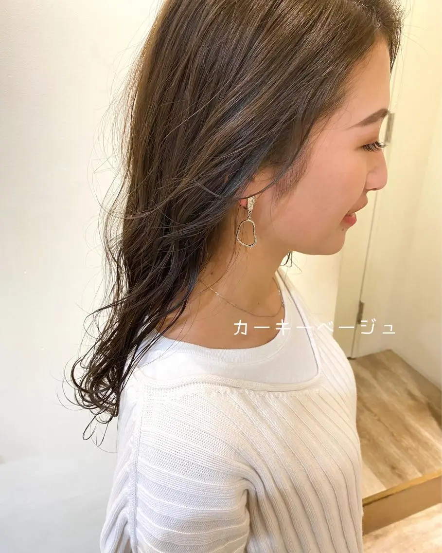 セミロング ヘアカラー ヘッドスパ CASANE 大橋康智のヘアスタイル