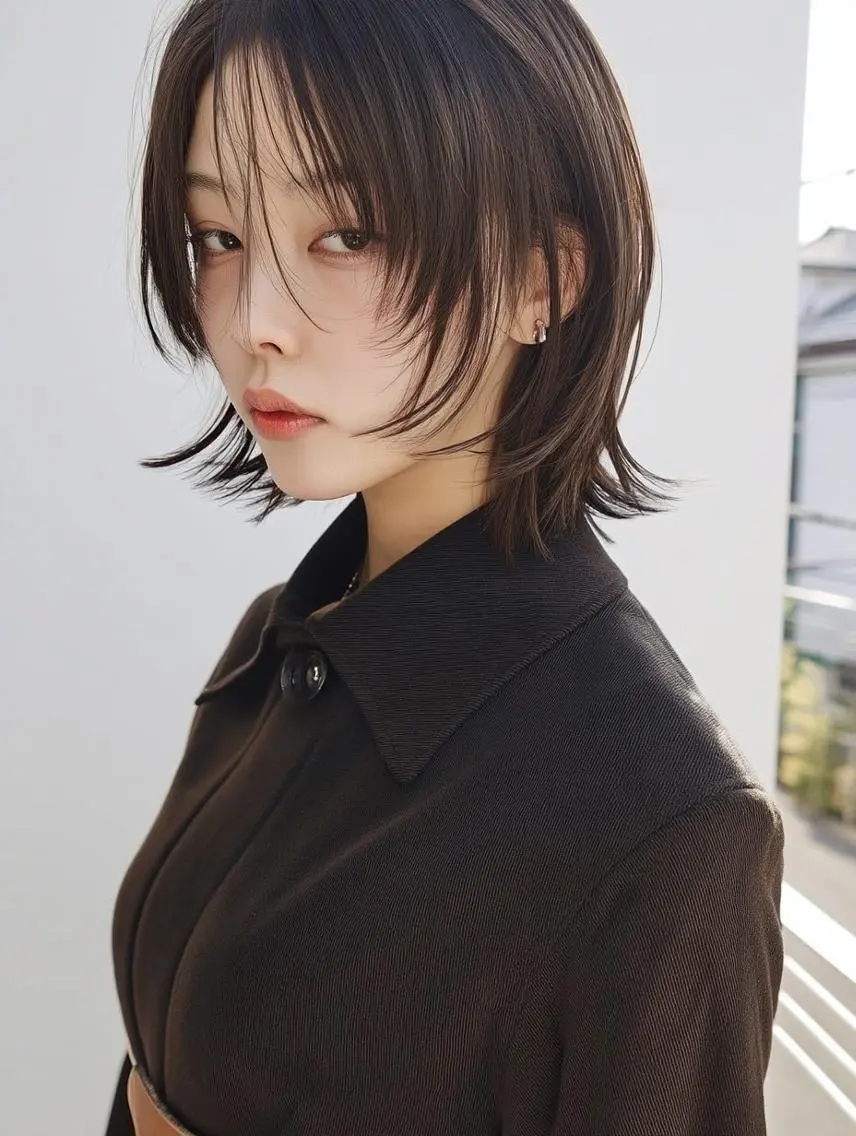 ミディアム カラー カット レイヤー×カジュアル Hiroto/表参道のヘアスタイル