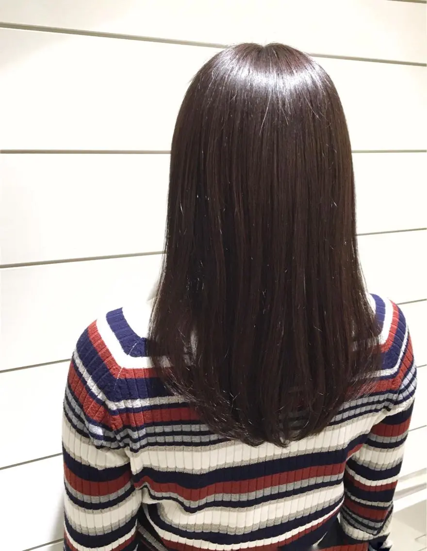 セミロング カラー パーマ 縮毛矯正 🍊新宿南口🍊 ERINAのヘアスタイル
