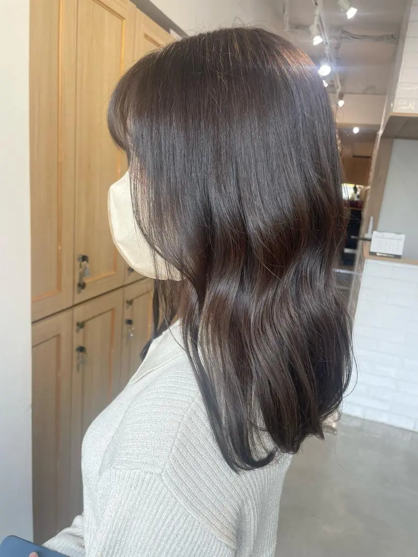ミディアム カラー グレージュ カット ヘアカラー トリートメント 平澤 萌香のその他イメージ