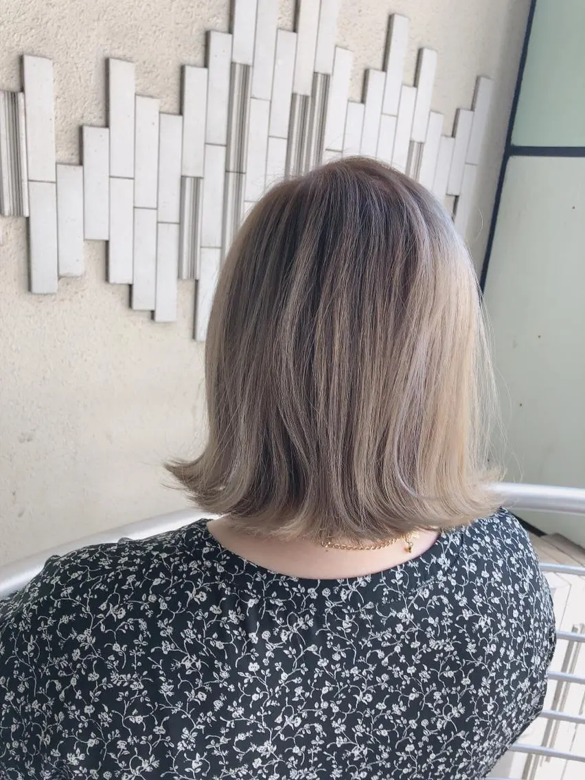 ショート ヘアカラー トリートメント 🍊新宿南口🍊 ERINAのヘアスタイル