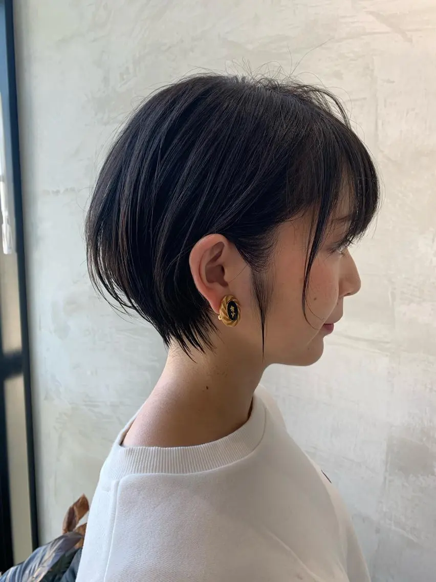 ショート カラー カット ヘアカラー トリートメント 🉐レイヤー/塩見 弘樹🉐渋谷のヘアスタイル