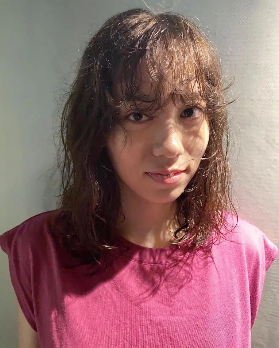 ミディアム カラー パーマ ヘアアレンジ shoji༄ mikuのヘアスタイル