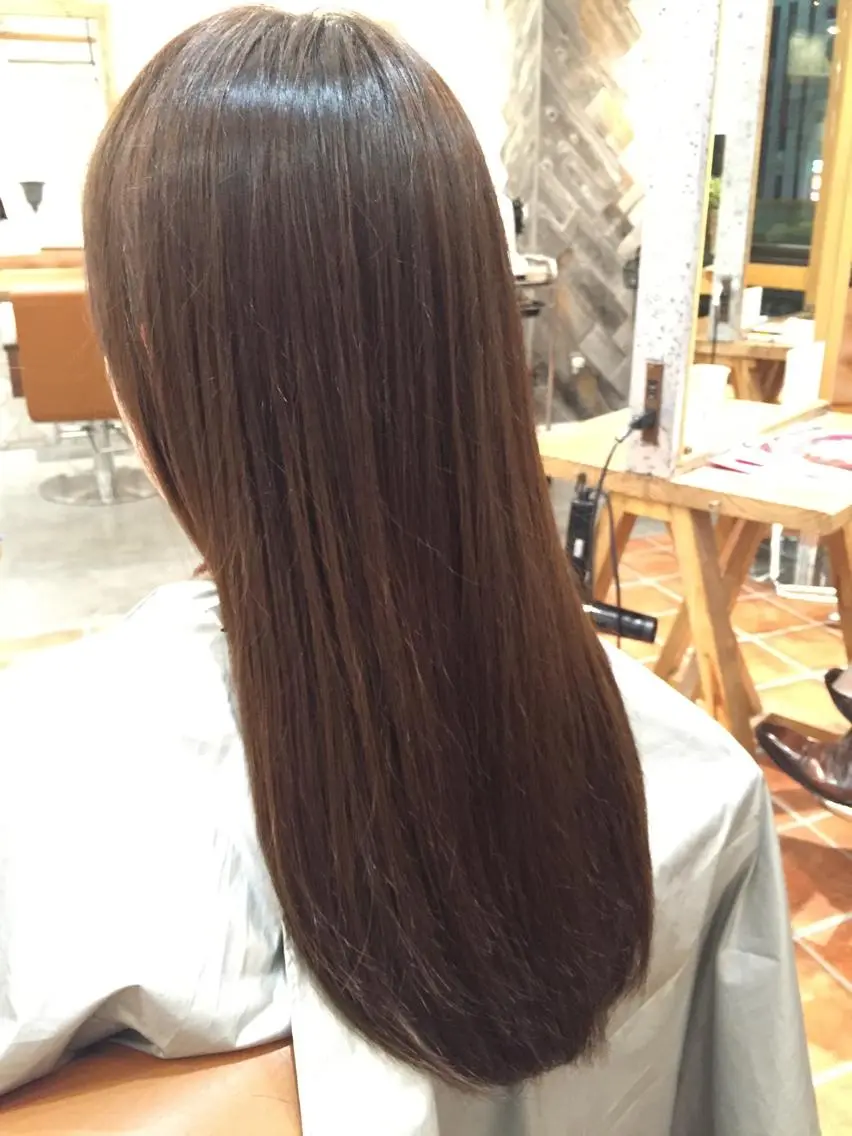 ロング アッシュ ロング トリートメント 河野 行史のヘアスタイル