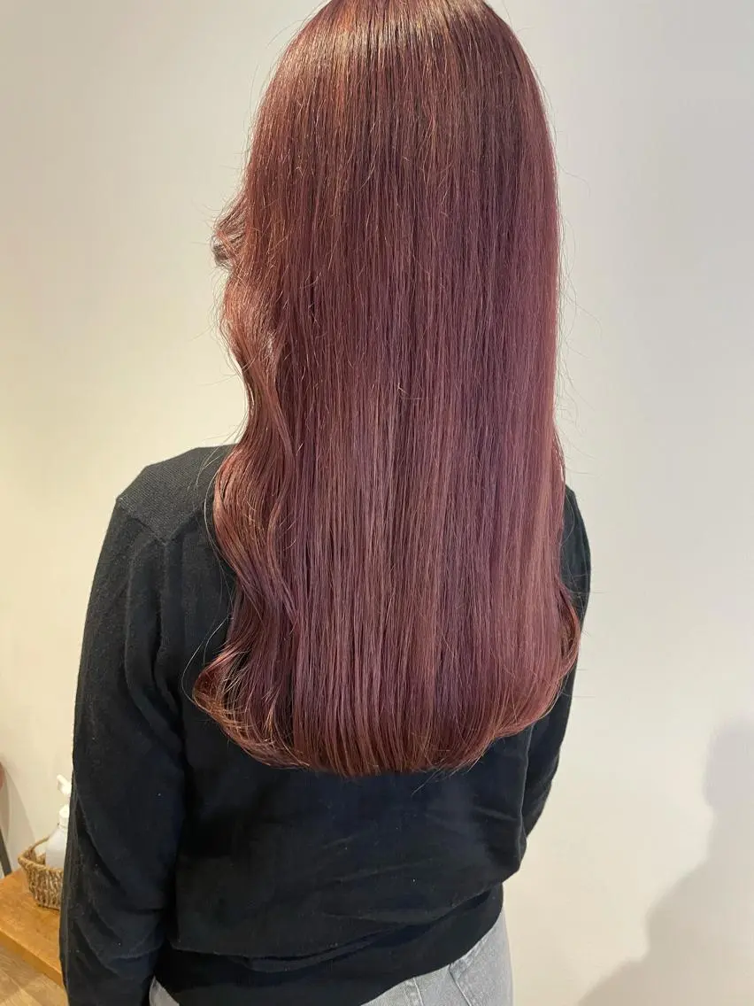 ロング カラー coco♡ 韓国hairのヘアスタイル