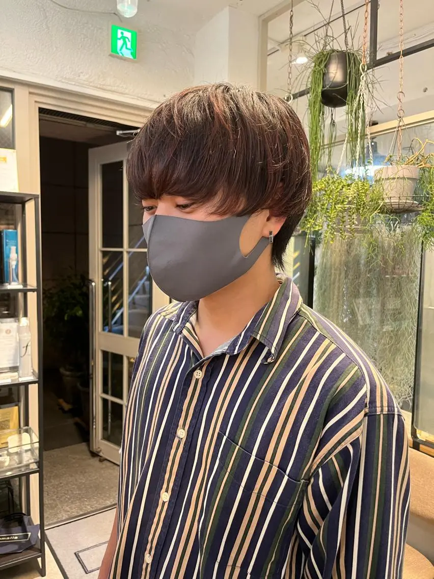 ショート カラー パーマ ヘアアレンジ メンズ キッズ ネイル マツエク・マツパ アイブロウ マッシュ メンズアイブロウ マッシュヘア メンズネイル お洒落パーマ/ボブ ❄️Tomoka❄️のヘアスタイル