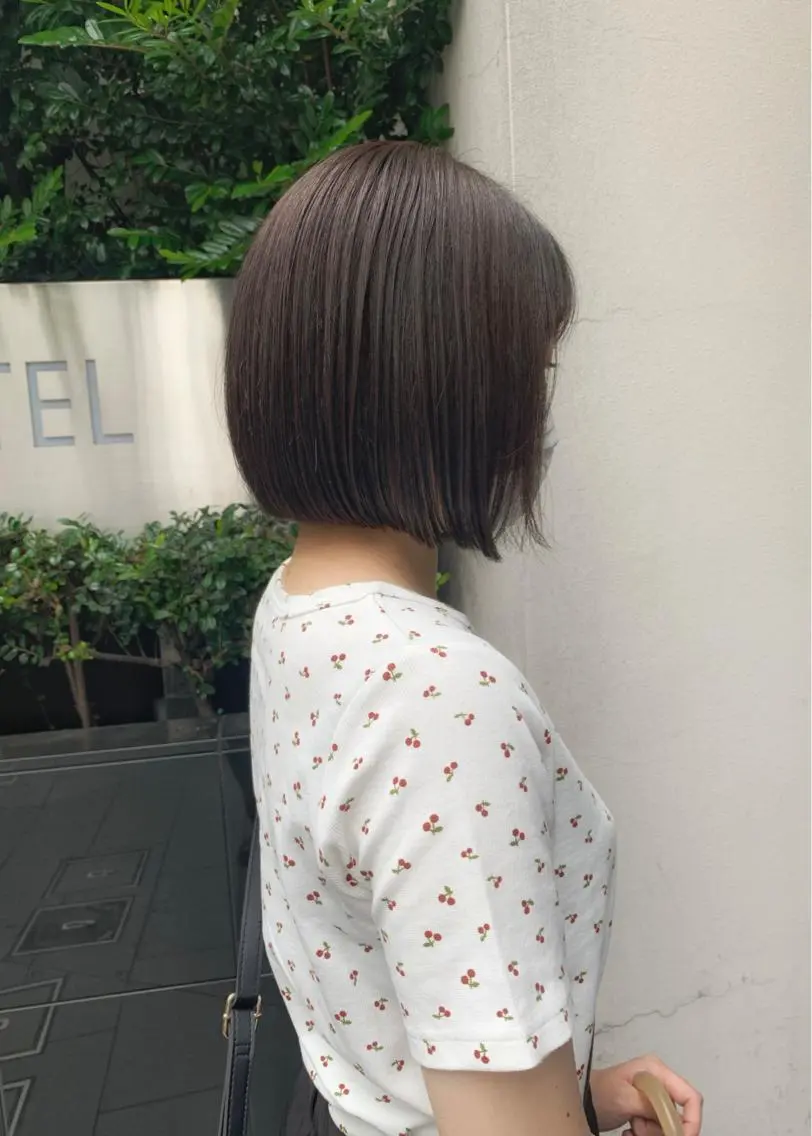ショート カラー ベージュカラー ブラウンカラー ブラウンベージュ カット ヘアカラー トリートメント 矢野 晃平のヘアスタイル