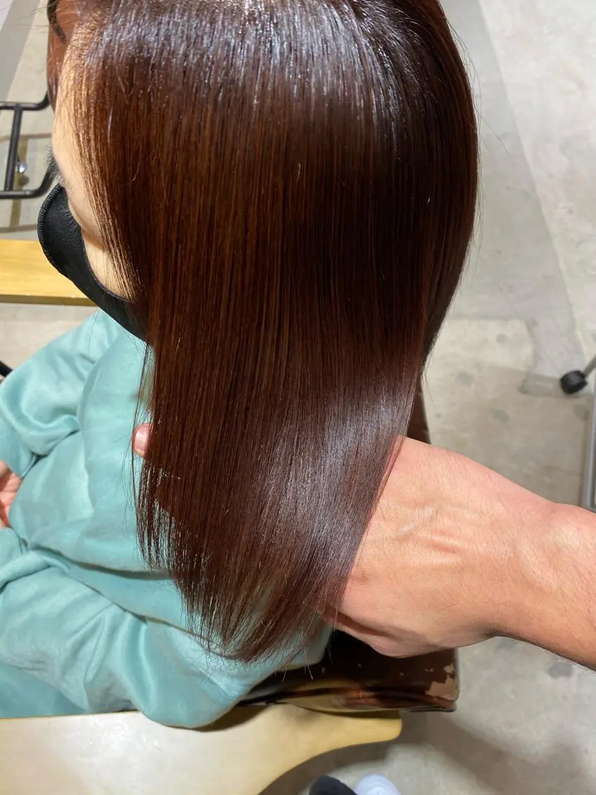 ショート カラー ヘアアレンジ ネイル マツエク・マツパ 夜23時まで予約🉑 reverieあきらのヘアスタイル