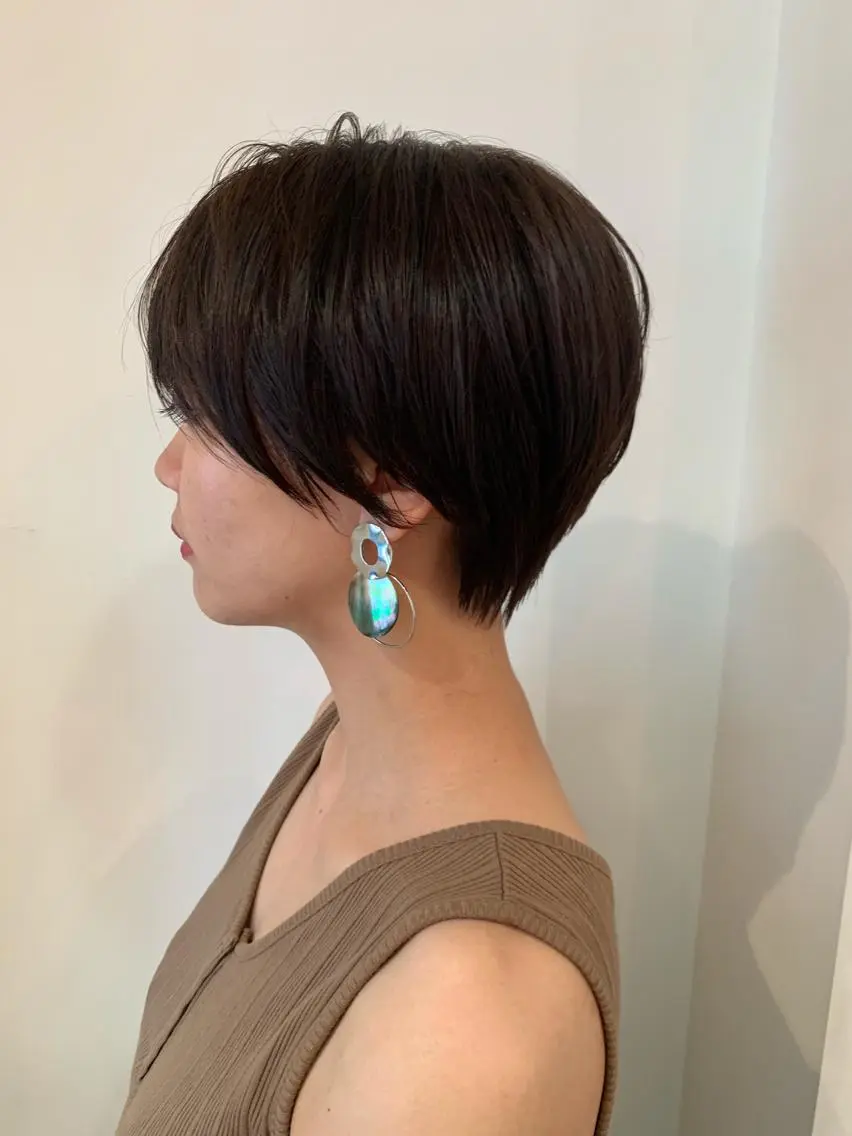ショート ショートヘア 💁♂️メンズカッ トパーマ💈大田涼華のヘアスタイル