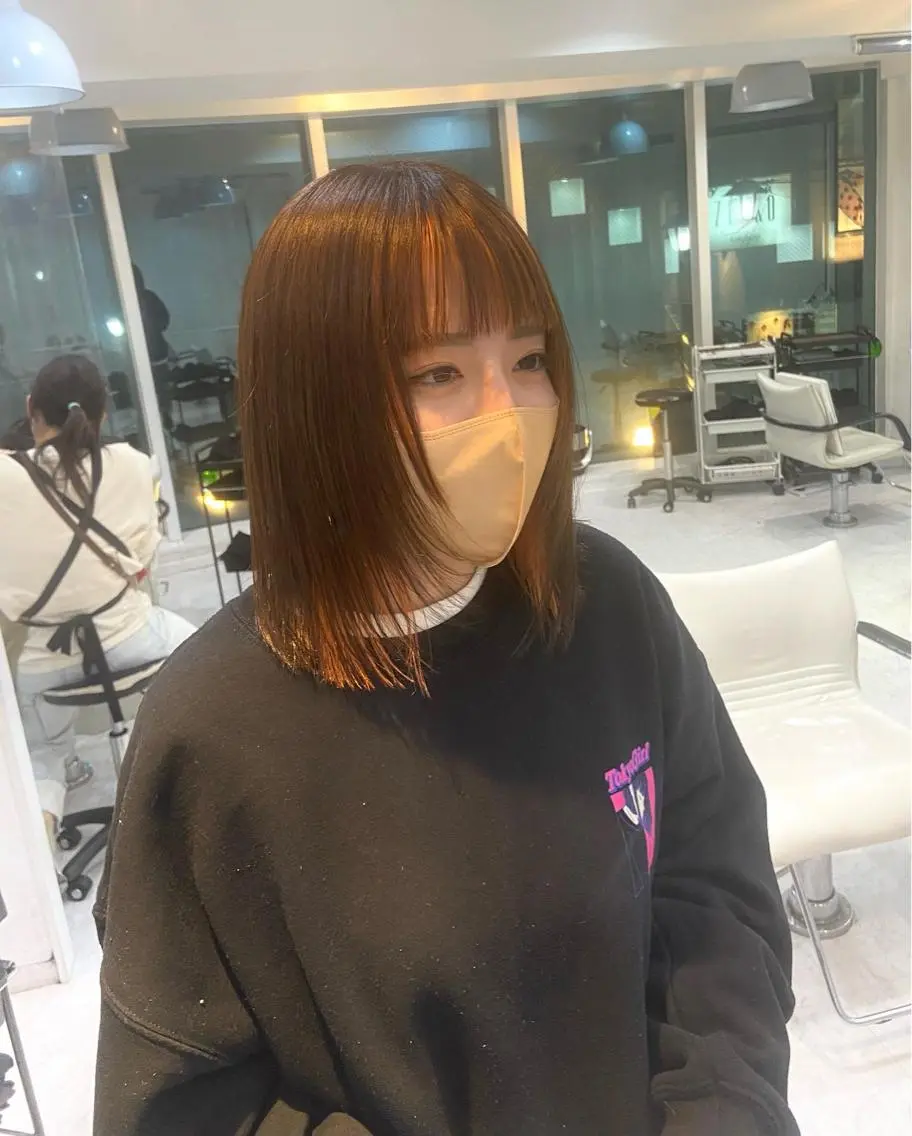 ミディアム ヘアカラー トリートメント 透明感カラー/メンズ 特化kazumaのヘアスタイル