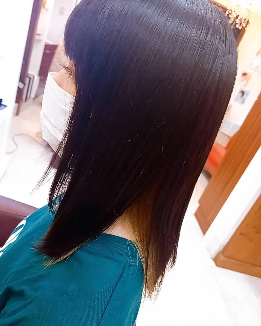 ショート カラー ハイライトカラー インナーカラー ハイライト 髪質改善 縮毛矯正 justbeauty CiNQのヘアスタイル