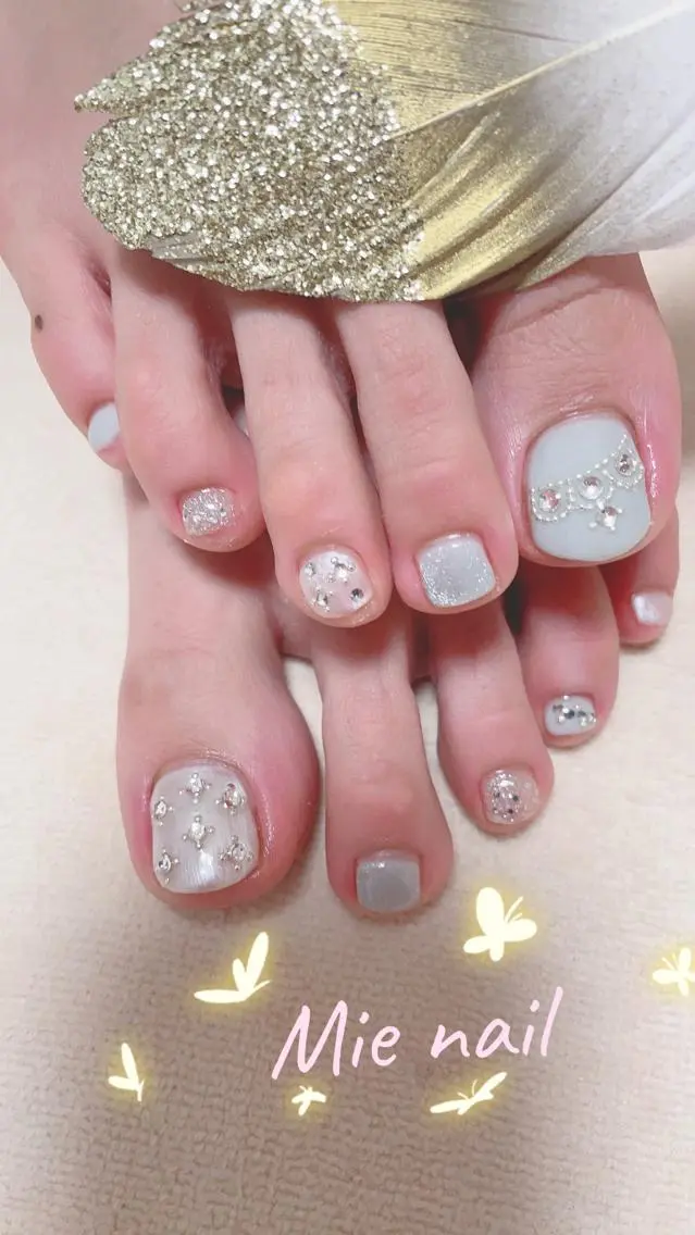 ネイル フットネイル Mie nailのネイルデザイン