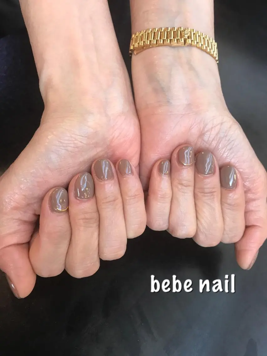 ネイル ジェルネイル ワンカラーネイル パラジェル Ann nailのネイルデザイン