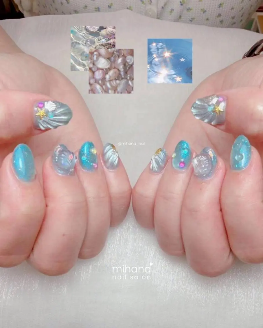 ネイル アートネイル 持ち込み ニュアンスネイル ハンドネイル Arté.*✦ 西川口Nailのネイルデザイン