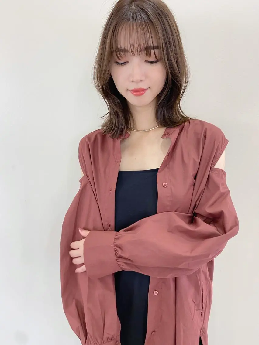 ミディアム 鎌倉 彩のヘアスタイル