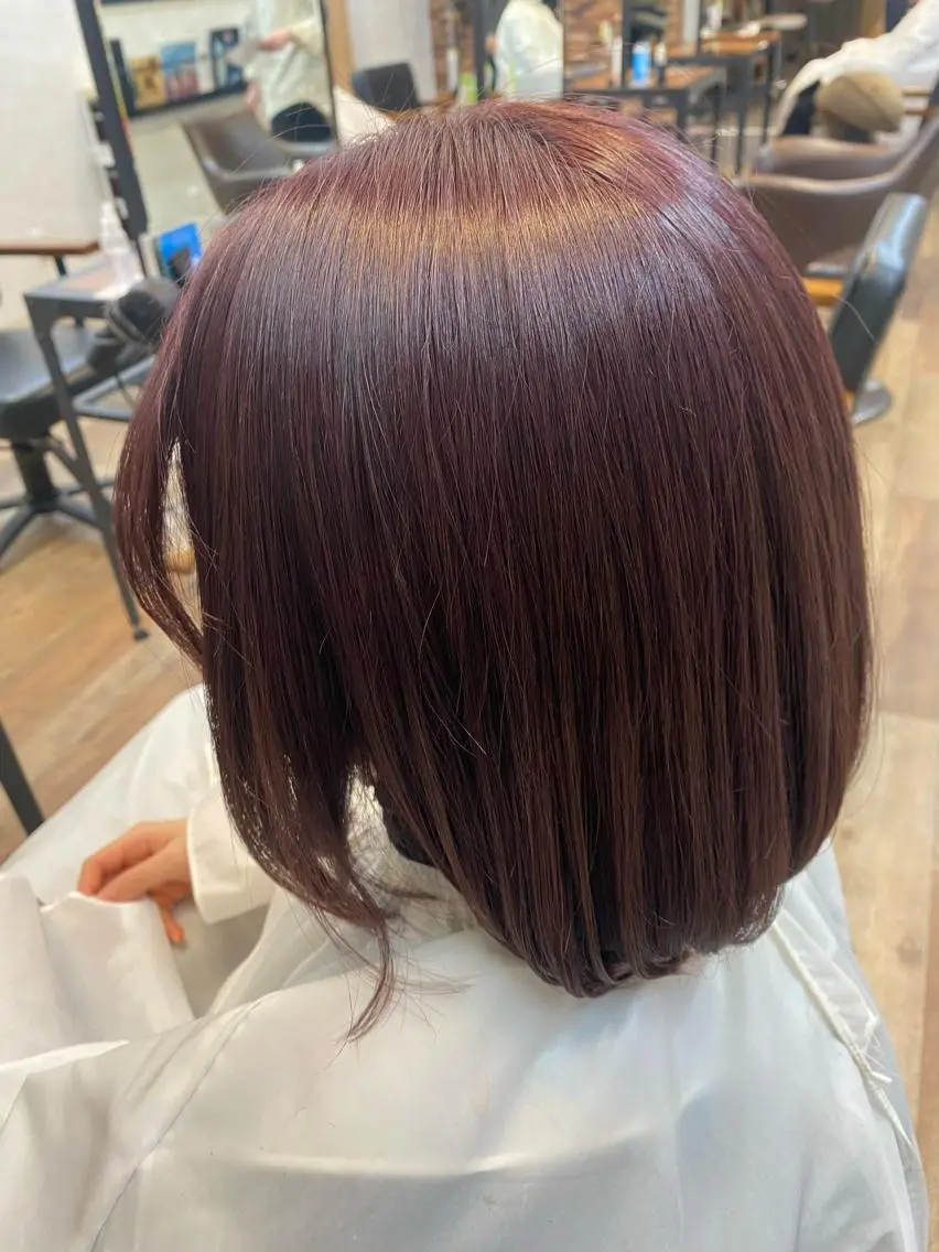 ミディアム カラー 渡辺 ゆみのヘアスタイル