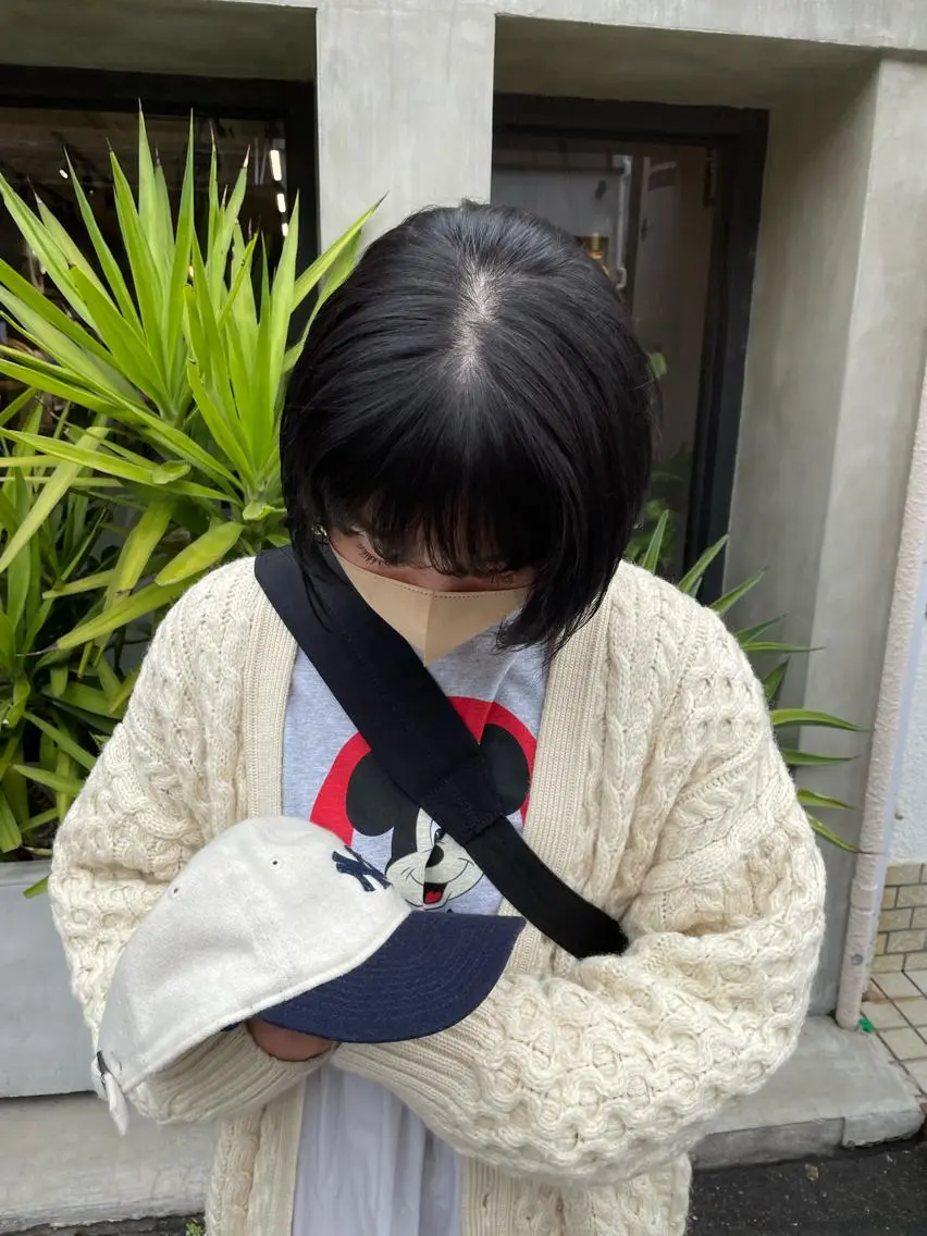 ショート カラー ふじはら ひなこのヘアスタイル