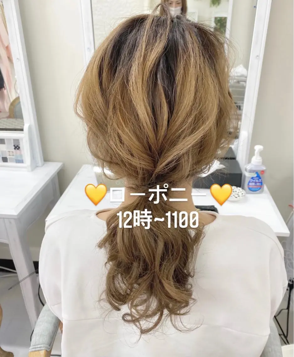 ヘアアレンジ ヘアセット ヘアセットサロン ココのヘアスタイル