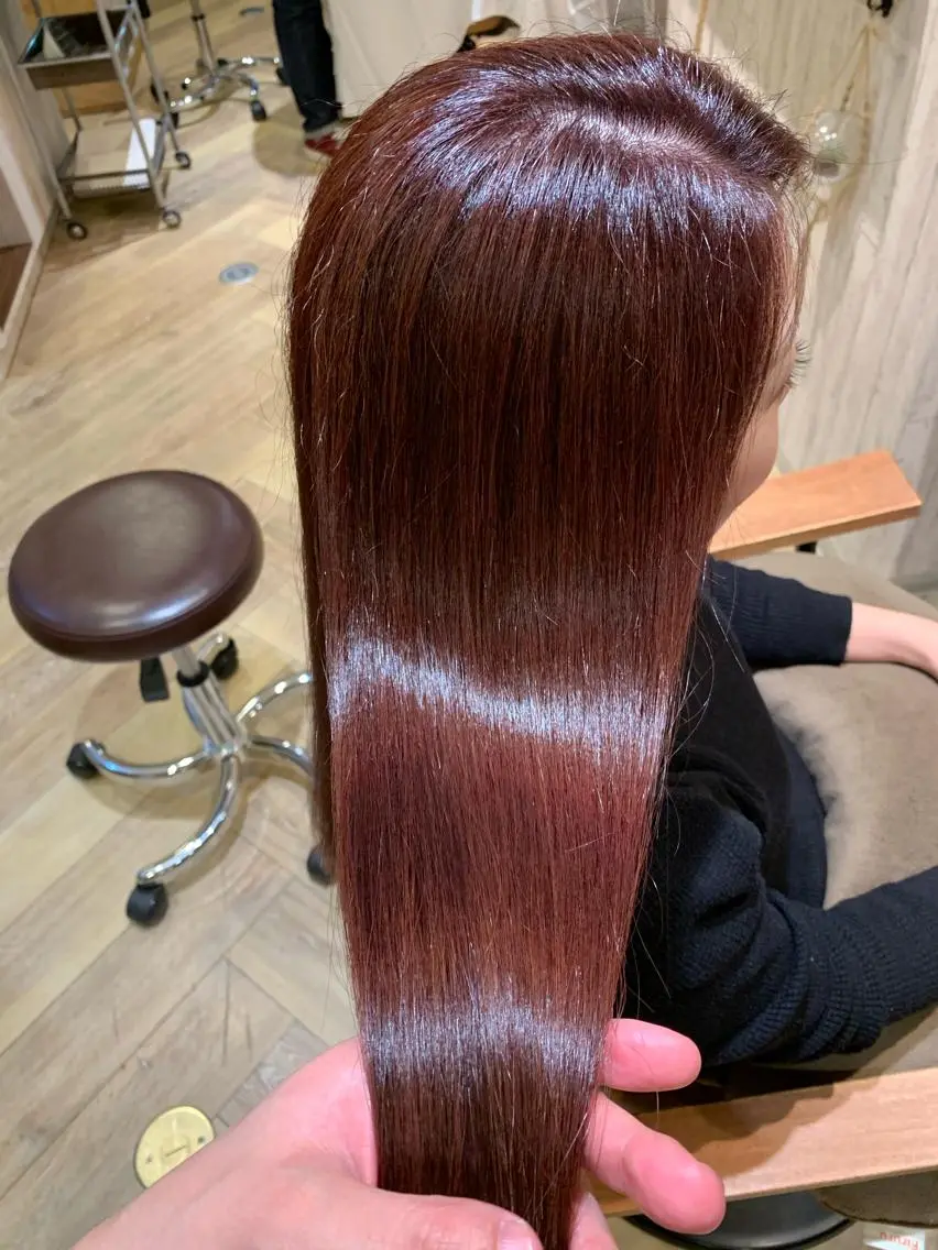 ロング カラー 髪質改善専門美容室 Reshilリシルのヘアスタイル