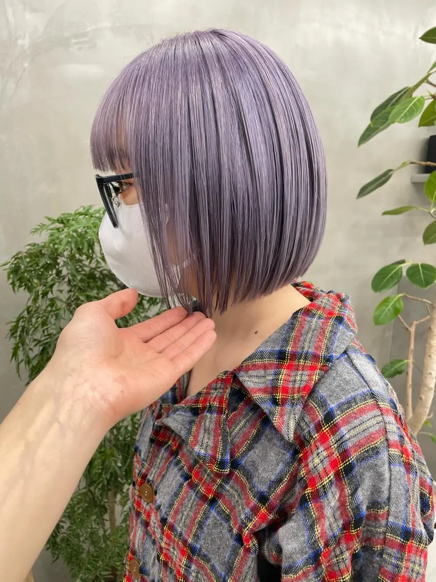 ショート ボブ カット トリートメント 👑ボブはお任せ ミヤノ👑のヘアスタイル