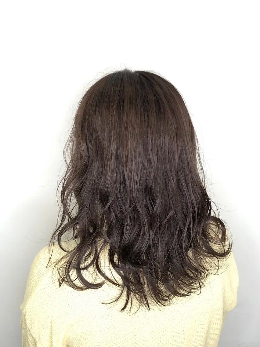 ミディアム カラー カット ヘアカラー トリートメント brace今里店店長 加井直樹のヘアスタイル
