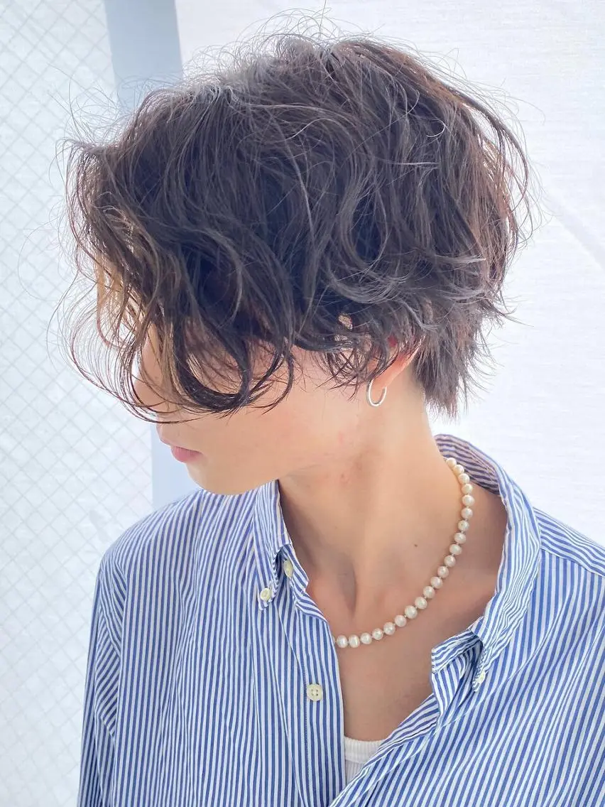 パーマ メンズ *天神モデル募集🪞 トレンド透明感カラーのヘアスタイル