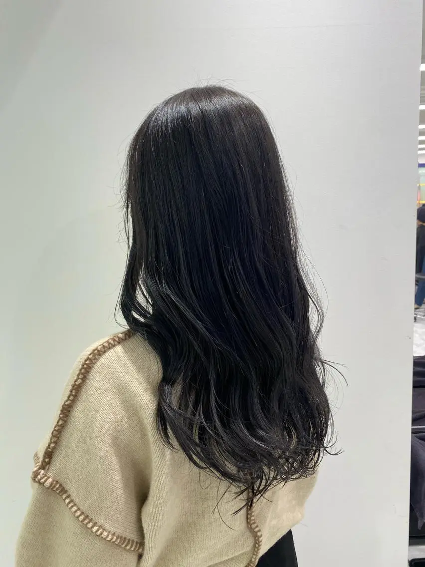 セミロング カラー パーマ ネイル マツエク・マツパ 韓国風ベージュ🤎 赤みなし🌿横浜🤎のヘアスタイル